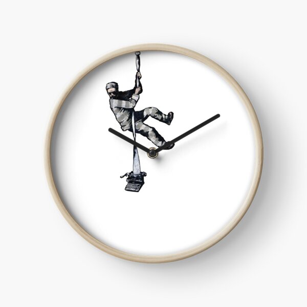 Banksy Reading Prison Oscar Wilde Create Escape Clock