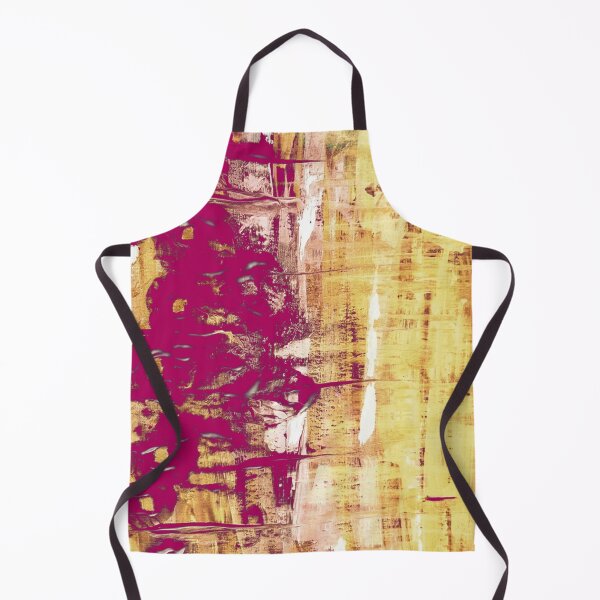 Item preview, Abstract acrylic painting in red yellow orange designed and sold by Joie-et-Poesie.