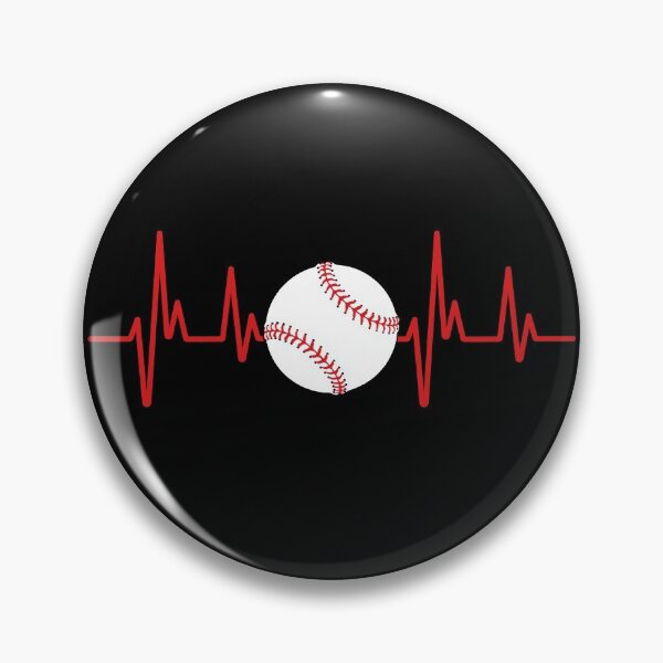Item preview, Baseball Heartbeat EKG designed and sold by HappyPeeps.