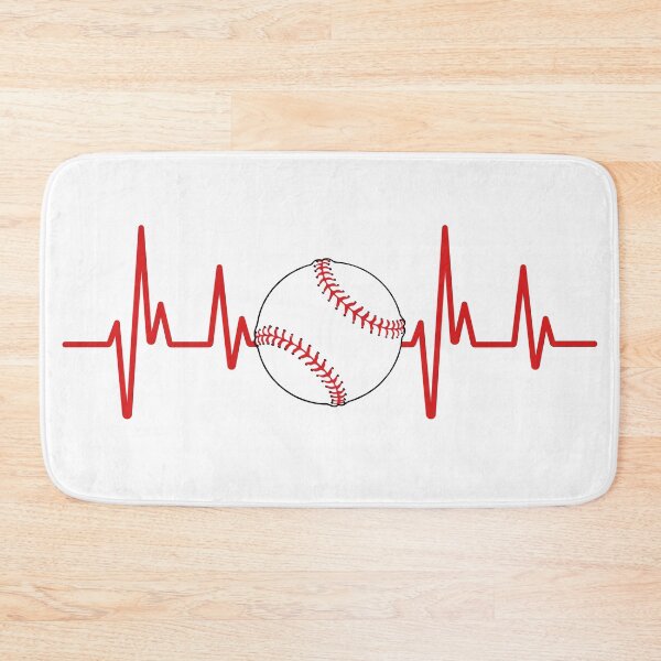 Item preview, Baseball Heartbeat EKG designed and sold by HappyPeeps.