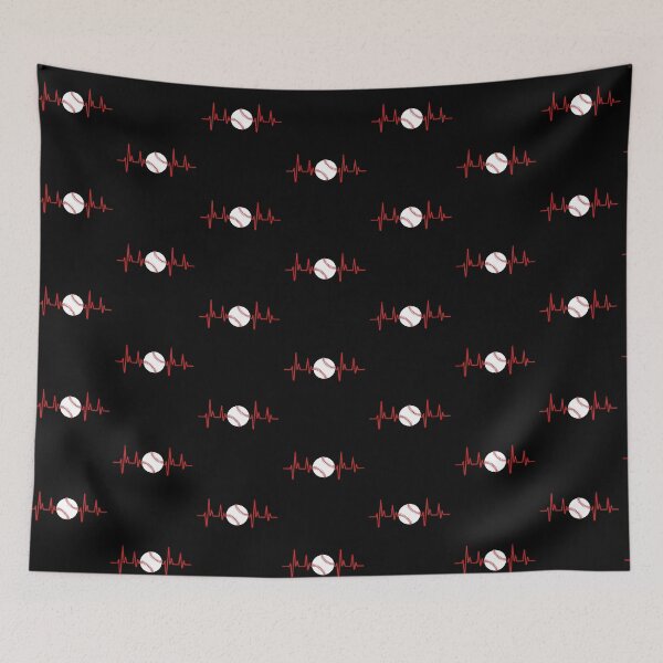 Item preview, Baseball Heartbeat EKG designed and sold by HappyPeeps.