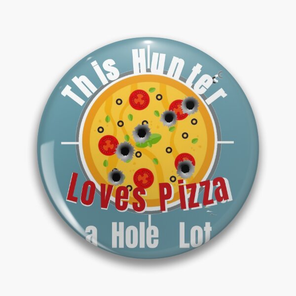 Artikelvorschau, Lustiger Jäger - liebt Pizza - seltsames Jagddesign entworfen und verkauft von Zavola.