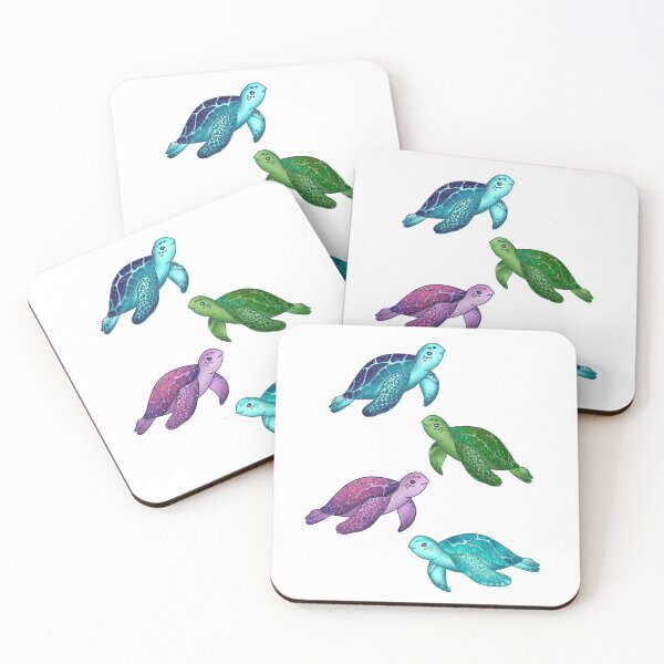 Item preview, Galaxy colorful turtles designed and sold by Anne500.