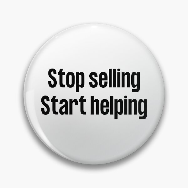Item preview, Stop selling, start helping. designed and sold by LADYGOODMOOD.