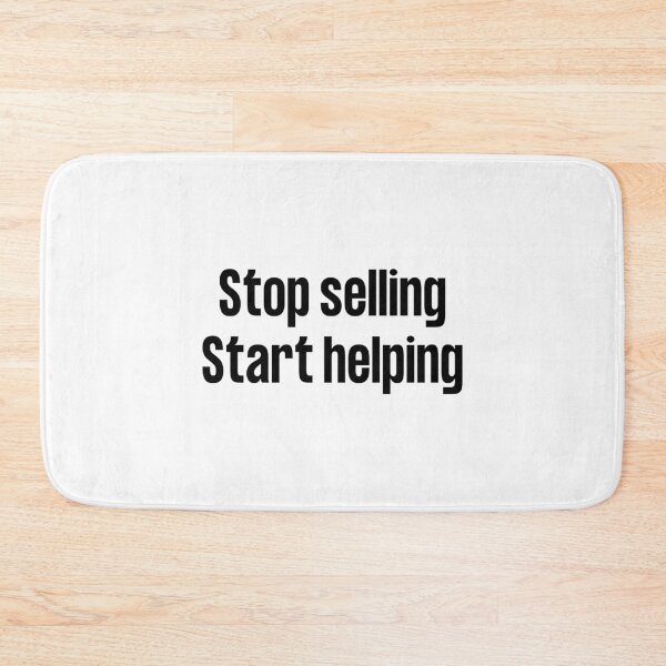 Item preview, Stop selling, start helping. designed and sold by LADYGOODMOOD.