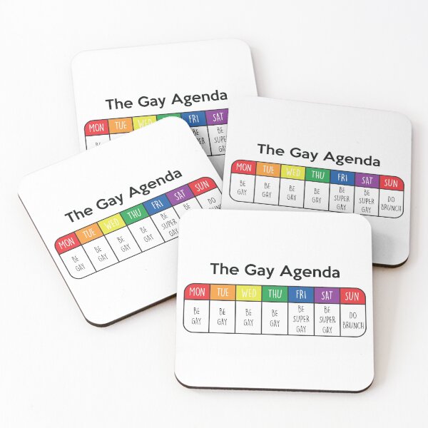 Item preview, The Gay Agenda - Week by Week designed and sold by CloakAndDaggers.