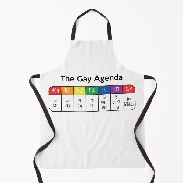 Item preview, The Gay Agenda - Week by Week designed and sold by CloakAndDaggers.