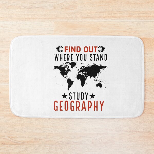 Item preview, Find Out Where You Stand Study Geography Funny geographer gift designed and sold by AwesomeWorld1.