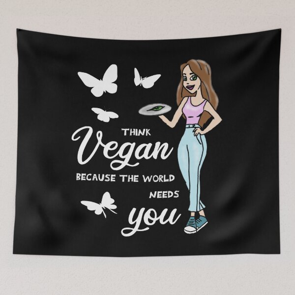 Item preview, Vegan Vegan Saying designed and sold by AOCreativeProd.