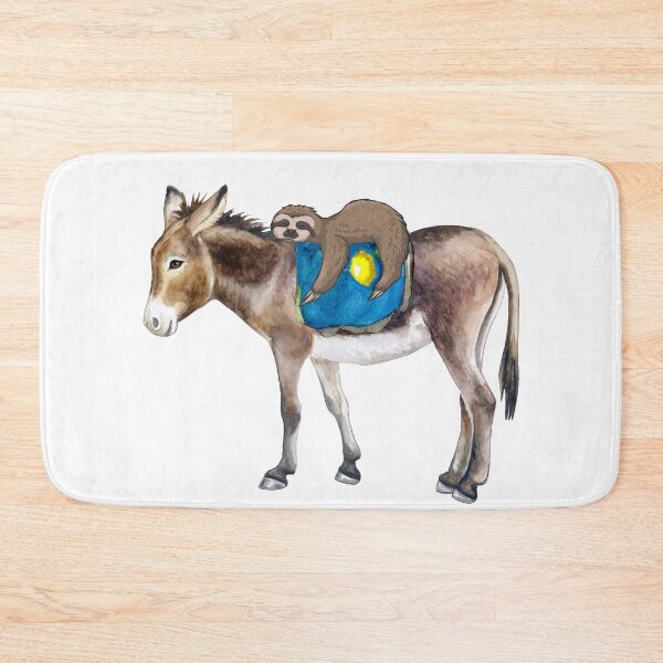 Item preview, Sloth On The Back Donkey designed and sold by virillanissa.