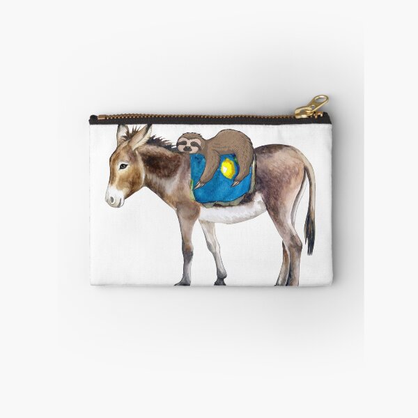 Item preview, Sloth On The Back Donkey designed and sold by virillanissa.