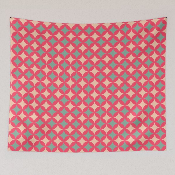 Item preview, "Pink and Teal Fusion" designed and sold by bohokitty.