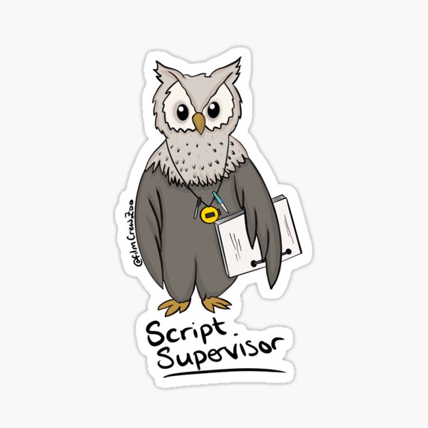 Item preview, Script Supervisor Owl designed and sold by Aoife Murray.