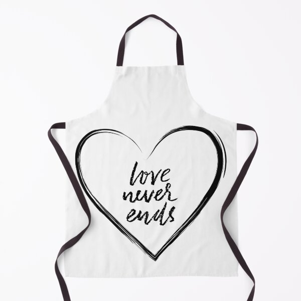 Item preview, Inspirational Quote Love Never Ends designed and sold by OffTheWallPrint.