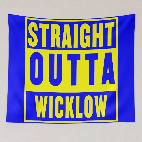Aperçu de l'œuvre Straight Outta Wicklow - bleu créée et vendue par fooleproof.