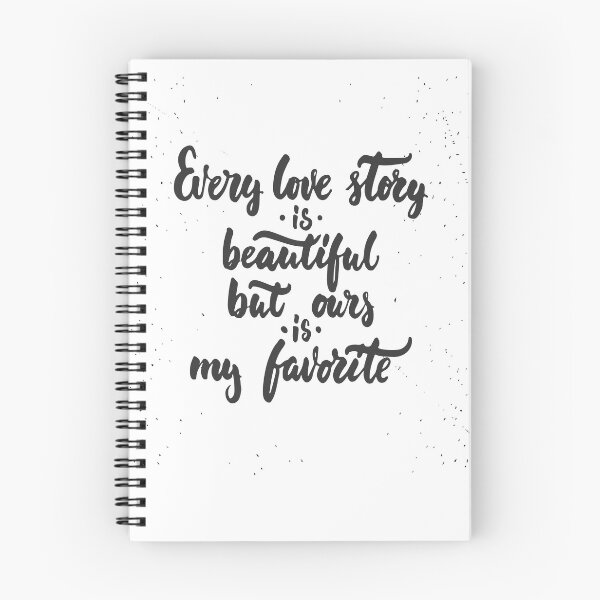 Item preview, Inspirational Quote Our Love Story designed and sold by OffTheWallPrint.