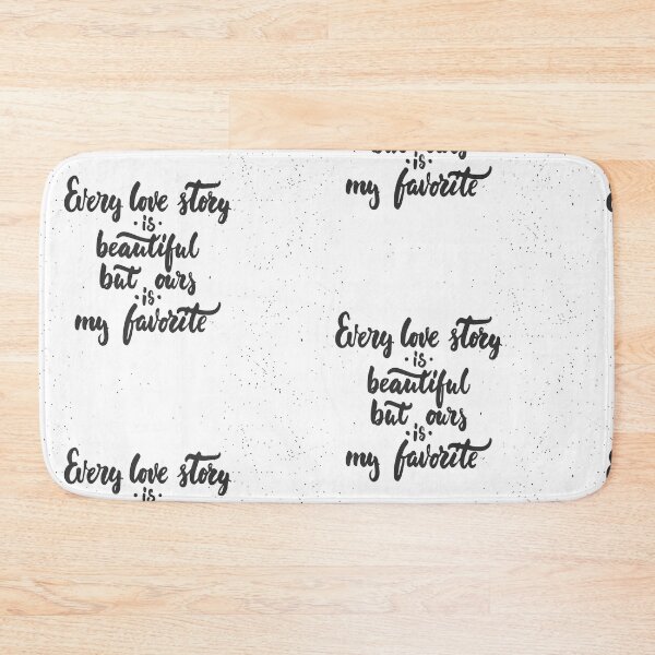 Item preview, Inspirational Quote Our Love Story designed and sold by OffTheWallPrint.