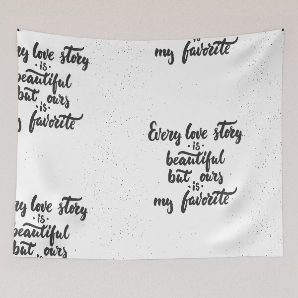 Item preview, Inspirational Quote Our Love Story designed and sold by OffTheWallPrint.