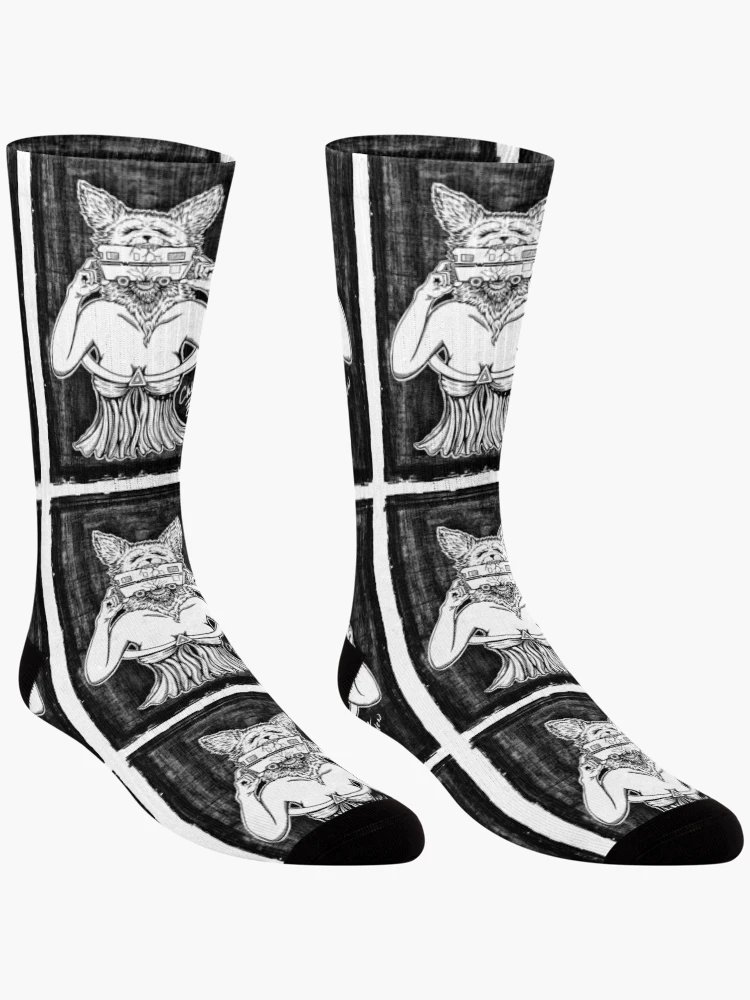 Thumbnail 3 of 5, Socks, Foxy Lady designed and sold by Rabbitfool.