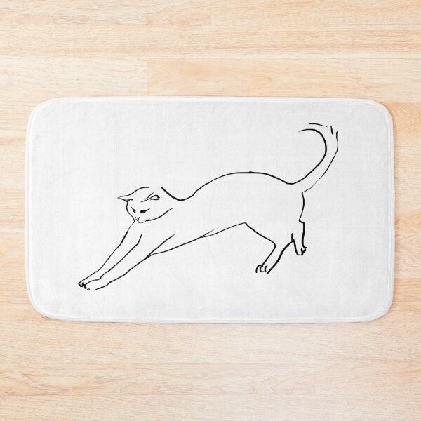 Item preview, Minimal Cat Illustration - BlacLine designed and sold by BlacLine.