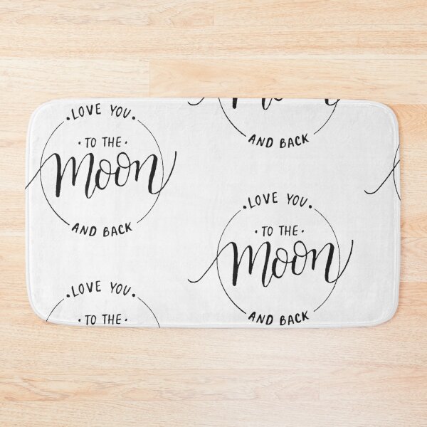 Item preview, Inspirational Quote to the Moon and Back designed and sold by OffTheWallPrint.