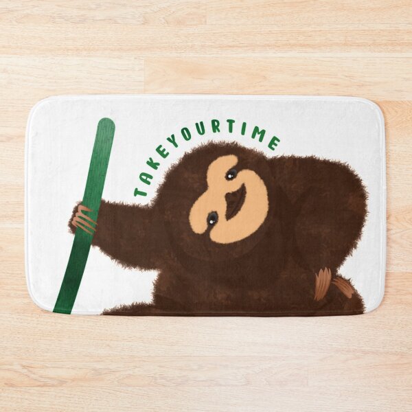 Item preview, Take Your Time Sloth Quote designed and sold by crizzysketch.