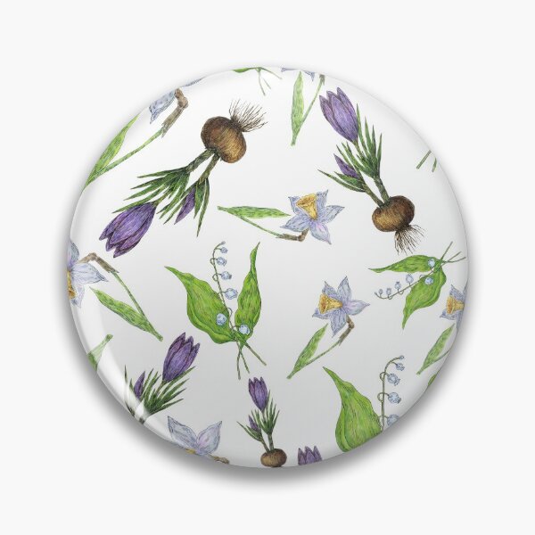 Artikelvorschau, Seamless pattern. Spring flowers on a background. Watercolor and ink.  entworfen und verkauft von Yovin11.
