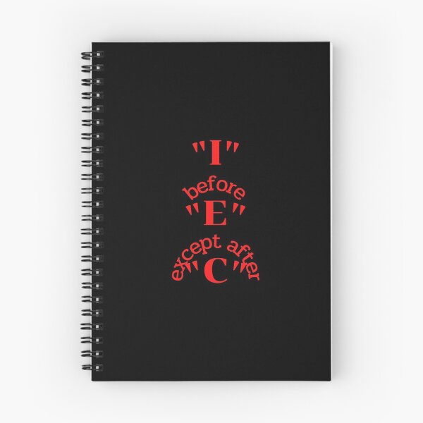 Item preview, I before E Except After C  designed and sold by H2O-Shop.
