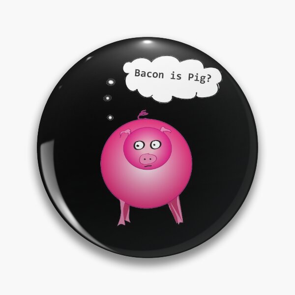 Artikelvorschau, Bacon is Pig? Black entworfen und verkauft von Izzy83.