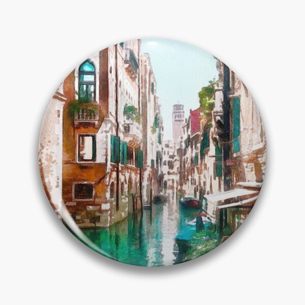Item preview, Venice, Italy, Watercolour Canal Scene designed and sold by mittie101.