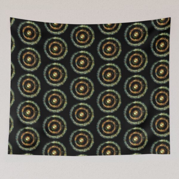 Item preview, Gold Dandelion Circles designed and sold by Mandy Collins.