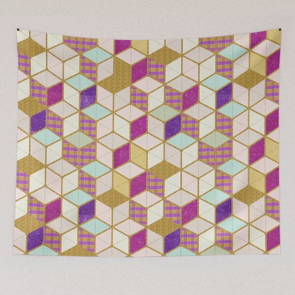 Item preview, Funky Cubes Reinvented - Pop Art (version 1) designed and sold by vortexatelier.