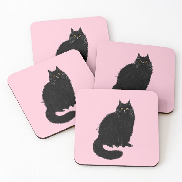 Item preview, Kuroneko no Tango - Pink designed and sold by Sammalpeitto.
