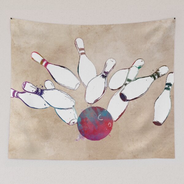 Item preview, Bowling sport art #bowling #sport designed and sold by JBJart.