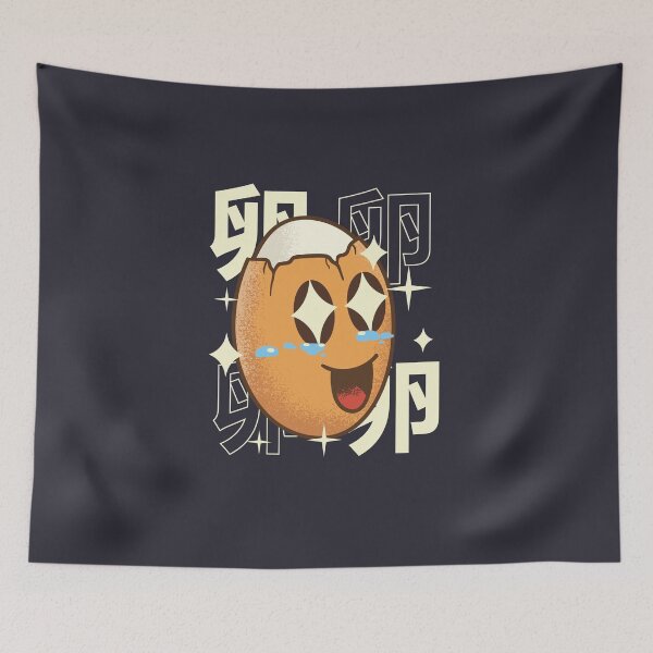 Item preview, Cute anime egg breakfast egg designed and sold by DerSenat.