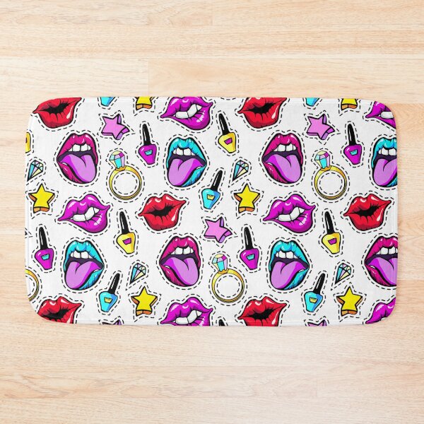 Item preview, 80s / 90s Colorful Pattern - Pink, red, yellow and turquoise designed and sold by depresident.