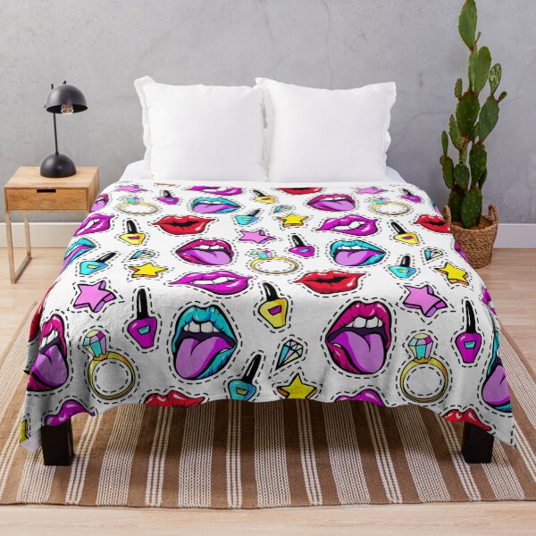 Item preview, 80s / 90s Colorful Pattern - Pink, red, yellow and turquoise designed and sold by depresident.