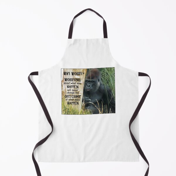 Item preview, Why Worry Gorilla designed and sold by BijouArt.