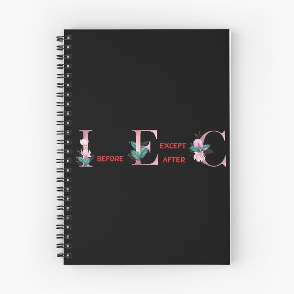Item preview,  I before E Except After C  designed and sold by H2O-Shop.