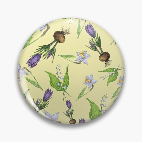 Artikelvorschau, Seamless pattern. Spring flowers on a background. Watercolor and ink.  entworfen und verkauft von Yovin11.