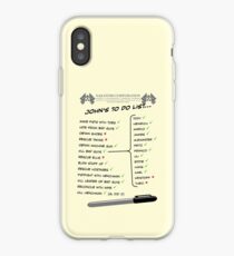 John McClane's To Do List iPhone Case