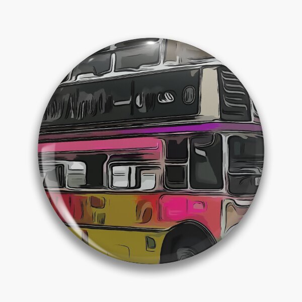 Item preview, Routemaster Bus: Neon Watercolour Style  designed and sold by mittie101.