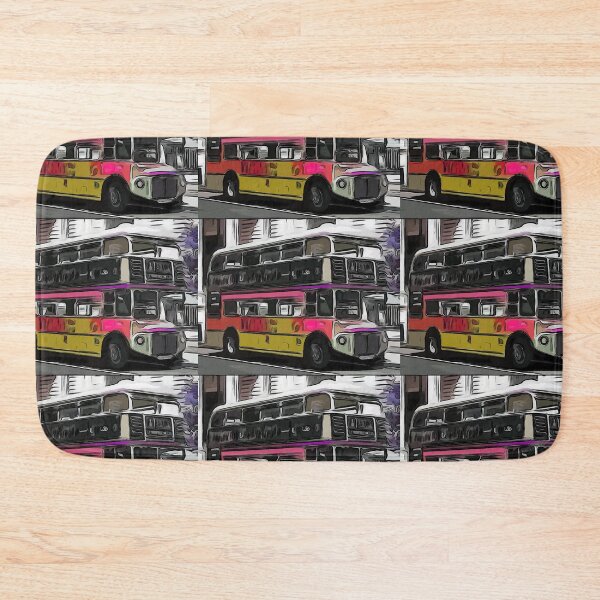 Item preview, Routemaster Bus: Neon Watercolour Style  designed and sold by mittie101.