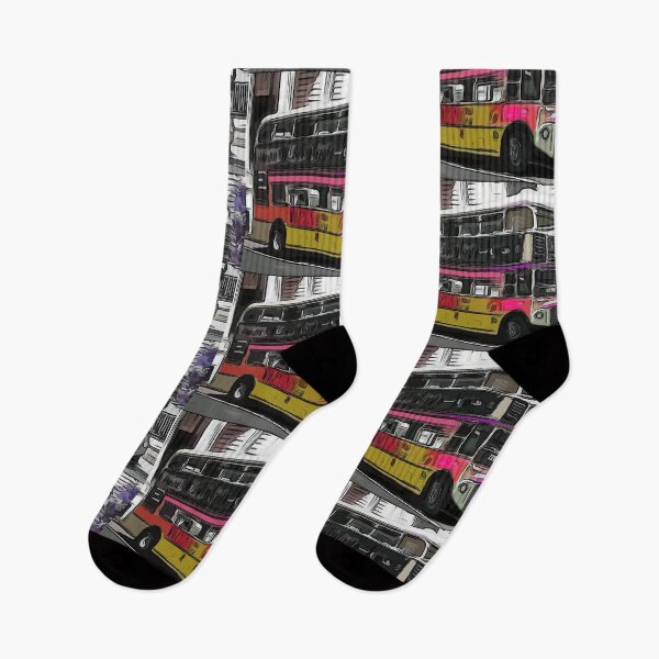 Item preview, Routemaster Bus: Neon Watercolour Style  designed and sold by mittie101.