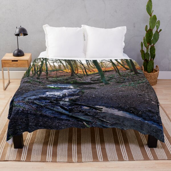 Item preview, The creek in the valley downstream at sunset designed and sold by frankuffmann.