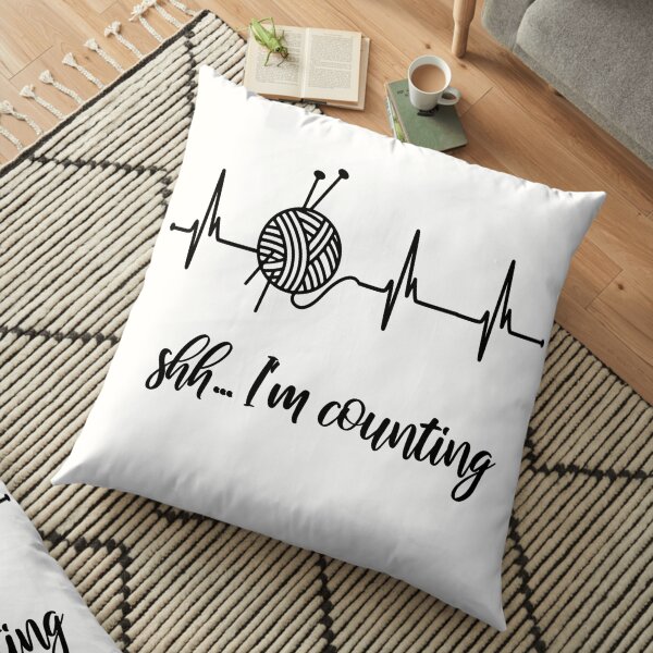 Knitting Floor Pillow
