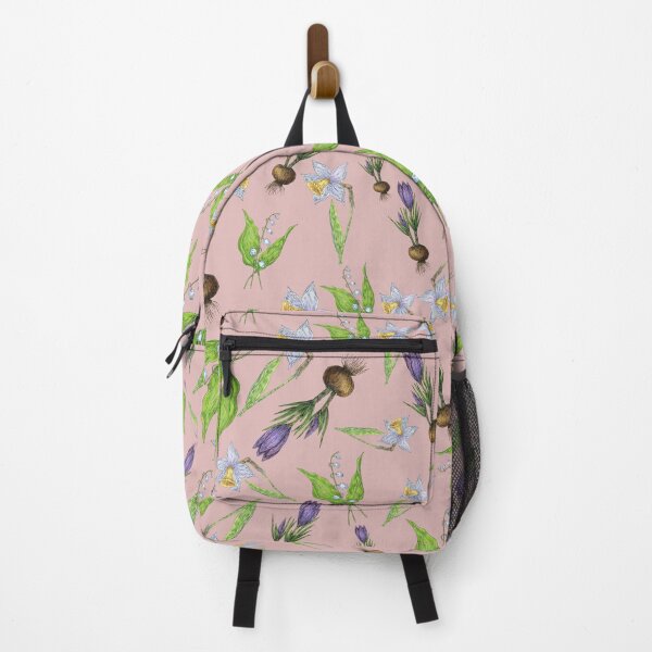 Item preview, Seamless pattern. Spring flowers on a pink background. Watercolor and ink. designed and sold by Yovin11.