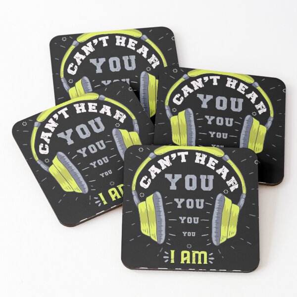 Item preview, Can't Hear you I'm Gaming designed and sold by NajoFashions.