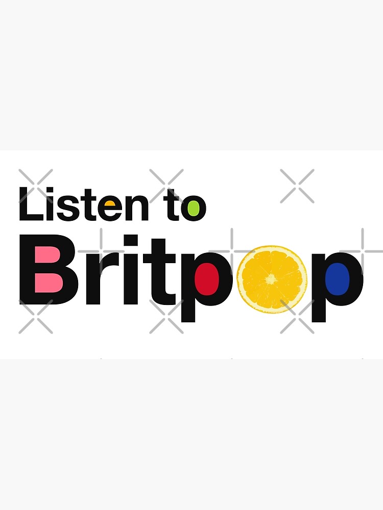 Disover Britpop Premium Matte Vertical Poster