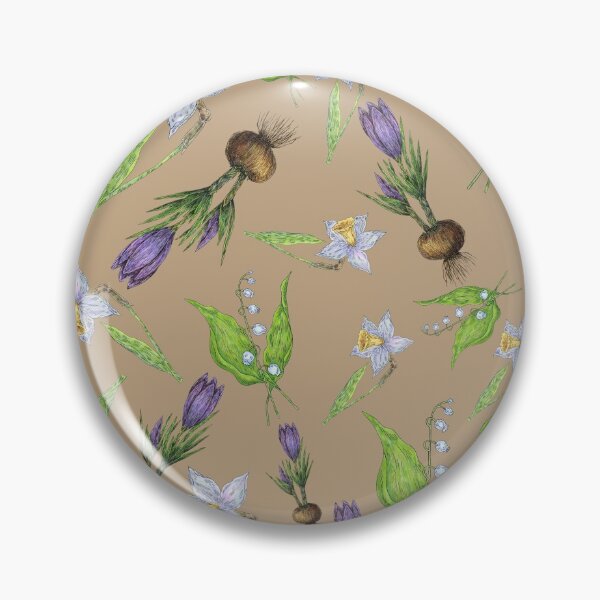 Artikelvorschau, Seamless pattern. Spring flowers on a background. Watercolor and ink.  entworfen und verkauft von Yovin11.